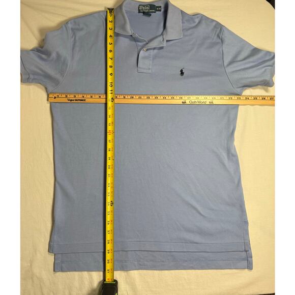 Polo by Ralph Lauren Polo Light Blue Mens Size MED 100% Cotton - Picture 3 of 11
